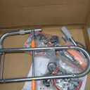 Toilet Installation Aid, closestool Installation Jack, Easy Moving and Repairing of Installation Aid, Portable Positioning Mobile Foldable Toilet Dolly Lift, Easy Alignment of Seals Lift Tool (Silver)