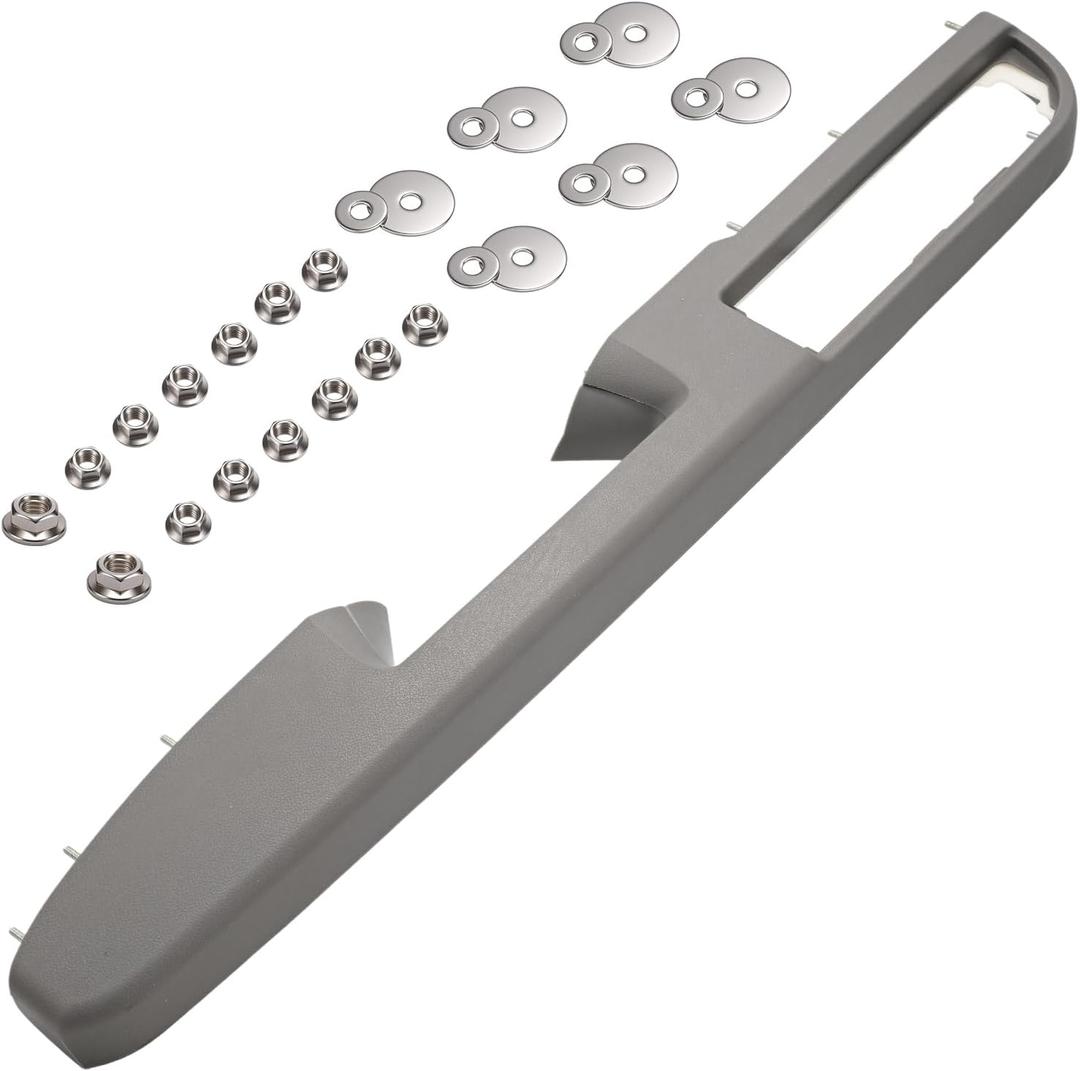 Tutor Auto 926-740 Front Left Driver Side Door Armrest Repair with Door Release Handle Above Armrest Compatible with 2010-2014 Chevy Silverado, Avalanche, Suburban, Tahoe, GMC Sierra, Yukon - Gray