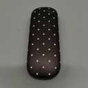 30 Pcs Short Press on Nails Almond Fake Nails with Leopard French Tip Designs Cat Eye False Nails Nude Glossy Gel Finish Acrylic Nails Natural Reusable Stick on Nails Kit for Women