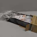 HapiRm Over The Door Hanger with Coat Hooks and 2 Baskets, Rustproof & Waterproof Over The Door Hooks, Storage Organizer for Hats, Bathroom, Kitchen, Bedroom-Black (for 1.76in Doors)