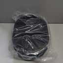 Oval 12"x2" Air Cleaner Filter Assembly Kit Compatible with GMC Chevy Ford Chryler Dodge V8 Black 5-1/8" Carb Neck w/Flow-Thru Lid High Flow Chrome 5331ABK