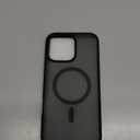 SUPFINE Magnetic for iPhone 16 Pro Max Case (Compatible with MagSafe) (Military Grade Drop Protection) Translucent Matte Shockproof Phone Cover, Black