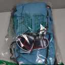 Geyecete Winter Warm Coat Waterproof Dog Winter Jacket with Harness Traction Belt,Pet Outdoor Jacket Dog Autumn and Winter Clothes for Dog-Blue-XXL