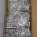 Estmoon 30 Pack Cabinet Knobs Brushed Nickel Cabinet Handles, Stainless Steel Single Hole Kitchen Cabinet Knobs Silver Cabinet Pulls for Kitchen Cabinets and Dressers,2 Inch Overall Length Drawer Knob