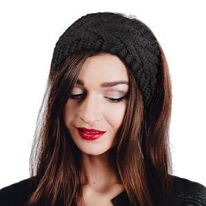 Pangda 5 Pieces Women's Cable Knitted Headbands, Winter Chunky Ear Warmers Suitable for Daily Wear and Sport (Assorted Color)