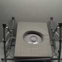 DMI Bedside Commode, Portable Toilet, Commode Chair, Raised Toilet Seat with Handles, Holds up to 500 Pounds with Included 7 qt Commode Bucket, Adjustable from 19-23 Inches, Extra Wide Commode