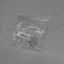 Dog Collar Extra Links Designed for Training Collars (4 Pack) Steel Chrome Plated Dog Training Collar Links (2.25mm, Silver)