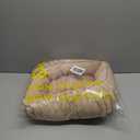 INVENHO Heated Cat Beds for Indoor Cats and Small Dogs, 20" Cozy Donut Heated Pet Bed with Timer & Temp Adjustable, Removable Waterproof Electric Warming Bed for Indoor Cat