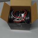 Partsam 4Pcs 4" Inch Round Led Stop Turn Tail Back-up Reverse Fog Lights 12 LED Include Lights Grommet 3-Prong Wire Pigtails Round LED Trailer Tail Light Kit for Truck Trailer RV(2 Red + 2 White)