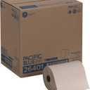 Georgia-Pacific Pacific Blue Basic Recycled Paper Towel Roll (Previously Branded Envision) by GP PRO (Georgia-Pacific), Brown, 26401, 350 Feet Per Roll, 12 Rolls Per Case