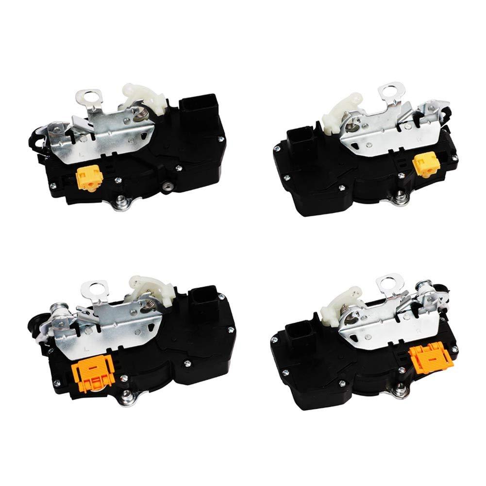 4PCS Door Lock Actuator Door Latch Compatible with 2007 2008 2009 07 08 09 Silverado Suburban Avalanche Tahoe Sierra Yukon Escalade,Replace# 931-303 931-304 931-108 931-109