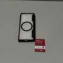 Miimall Magnetic for Samsung Galaxy Z Fold 6 Case with Screen Protector & S Pen Holder & Hinge Protection, Compatible with Magsafe, Matte Slim Thin Full Cover Bumper Phone Case for Z6 Fold6 5G Black