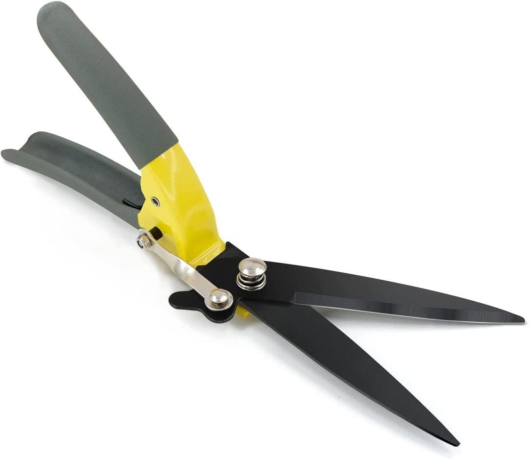 Upgraded Grass Shears, Hand Grass Clippers, Grass Trimming Shears for Garden, Lawn Edges