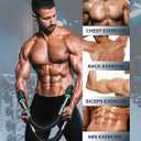 Twister Arm Trainer ,40-100lb Adjustable Arm Trainer for Men,Arm Trainer with Chest Workout Equipment,Portable Home Gym Arm Exercise Machine for Strength Training