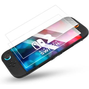 2 x 2 Pack Tempered Glass Screen Protector for Nintendo Switch 2 (2025), Bubble Free, 9H Hardness Anti-Scratch, Touch Sensitive, Ultra-Clear Glass Protector for Switch 2
