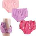3 Pack Cotton Post Surgery Underwear for Women, Disabled Adaptive, Tear Away Briefs, Reusable Incontinence Underpants, Medium