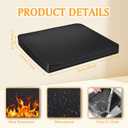 Full-Edge Fireproof Gas Stove Top Covers Foldable Waterproof Anti Dust for Kitchen Gas Burners, Washable Stove Guard Top Protector (30 x 21 Inch)