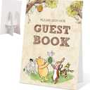 Please Sign Our Guest Book Sign for Baby Shower, Baby Shower Party Ceremony and Reception Decoration, Bear Themed Party Decoration, Gender Reveal Activities, Newborn Announcement Activities, 4