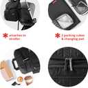 Skip Hop Diaper Bag Backpack: Forma, Multi-Function Baby Travel Bag with Changing Pad & Stroller Attachment, Mauve Mist, Medium