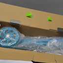 ChromeWheels Mini Scooter for Toddlers, Deluxe 3-Wheeled Scooters for Kids, 4 Adjustable Height Glider with Kick Scooters, Lean-to-Steer with LED Light-Up Wheels for Ages 3-6 Girls Boys (Aqua)