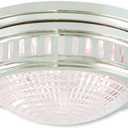 Livex Lighting 73052-35 Transitional Two Light Ceiling Mount from Berwick Collection in Polished Nickel Finish