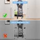 PRObebi Retractable Baby & Dog Gate - Extends to 72" Wide, 34" Tall, for Stairs, Doorways, Hallways & Outdoor Use