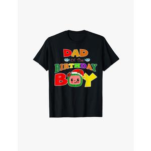 Dad and Mom Of The Birthday Boy Funny Melon Family Matching T-Shirt L