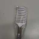 Boar Bristle Hair Brush Set - Dry/Wet Hair Brushes Detangler for Fine, Thick, Curly Hair - Curved and Vented Hair Brush for Women, Men or Kids (White)