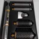 Easywave Air Wrap Hair Styler: Flexible 5 in 1 Styling & Drying System, Professional Hot Air Brush Set for Fast Drying, Curling, Volumizing, Smoothing & Styling, Oval Brush, Concentrator (Gray)