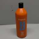 Matrix Mega Sleek Shampoo - Smoothing and Detangling, For Dry, Damaged & Frizzy Hair, Salon Professional Shampoo, With Shea Butter, Vegan (33.8 Fl Oz (Pack of 1))