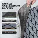 FOCEAN Boat Flooring EVA Foam Boat Decking Self-Adhesive Marine Mat for Motorboats Jon Boats Kayak Bass Boat Garden Floor, Dark Gray With Black Lines, 94.5"L x 47.2"W x 0.2"Th