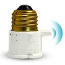 Touch & Glow - Dusk-to-Dawn Photocell Light Control - Automatic Light Sensor Socket - Outdoor Bulb Socket - Energy Efficient - Day Night Light Sensor for Driveway, Patio, Lawn (White)