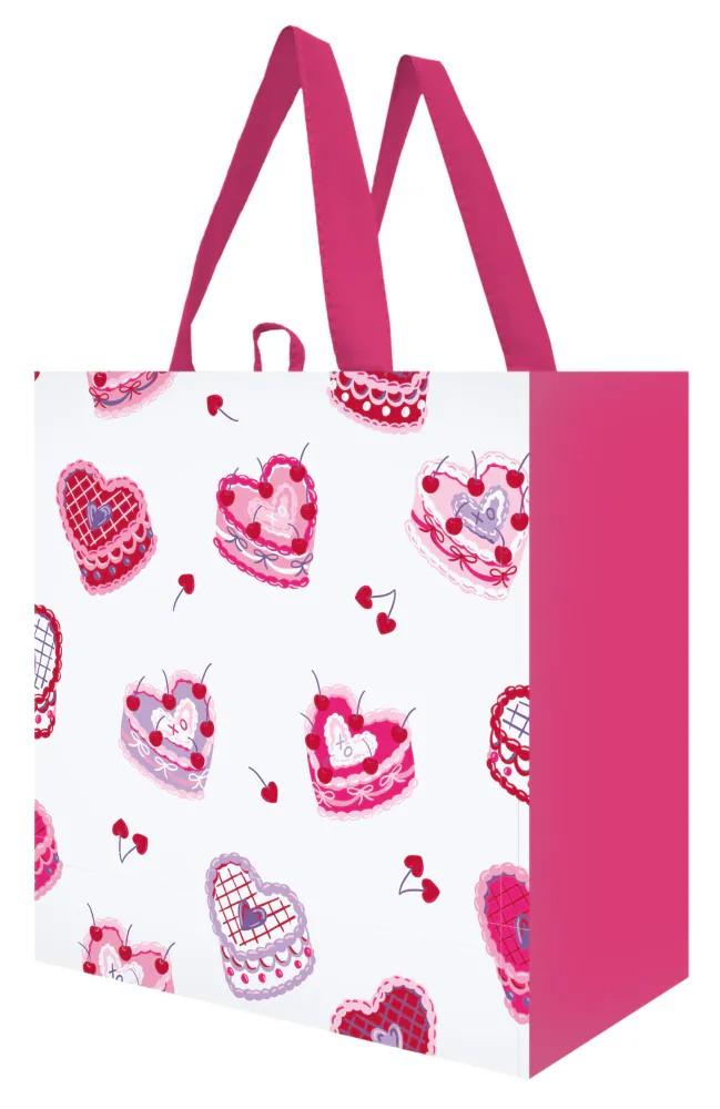 CAKE VALENTINE REUSABLE BAGS, BULK 40pcs
