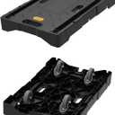 HBFBDRCT Furniture Dolly 4 Wheels Heavy Duty Plastic Dolly Cart, 330-lb Load Capacity Furniture Moving Dollies with 4 Wheels for Piano, Couch, Fridge, Washing Machine, Big Plant