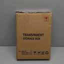 Vtopmart 4 Pack Clear Stackable Storage Drawers,Under Sink and Kitchen Organizers Storage,Easy to Assemble Plastic Drawers for Baby Bottle,Medicine, Bathroom,Cabinet and Pantry Organization