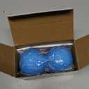 5BILLION Peanut Massage Ball - Double Lacrosse Massage Ball & Mobility Ball for Physical Therapy - Deep Tissue Massage Tool for Myofascial Release, Muscle Relaxer, Acupoint Massage (Black) (Blue-soft)