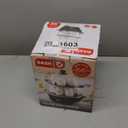 Dash Deluxe Egg Cooker - Boiler, Poacher & Steamer - Includes Measuring & Recipe Guide - Dishwasher Safe - BPA Free - Holds 12 Eggs, Black