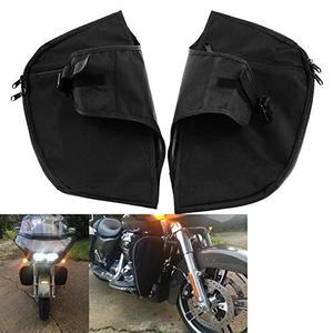 HDBUBALUS Soft Lowers Chaps Engine Guard Cover Leg Warmer Fit for Harley Touring and Trike Models Road King Street Glide Electra Glide 1980-2025