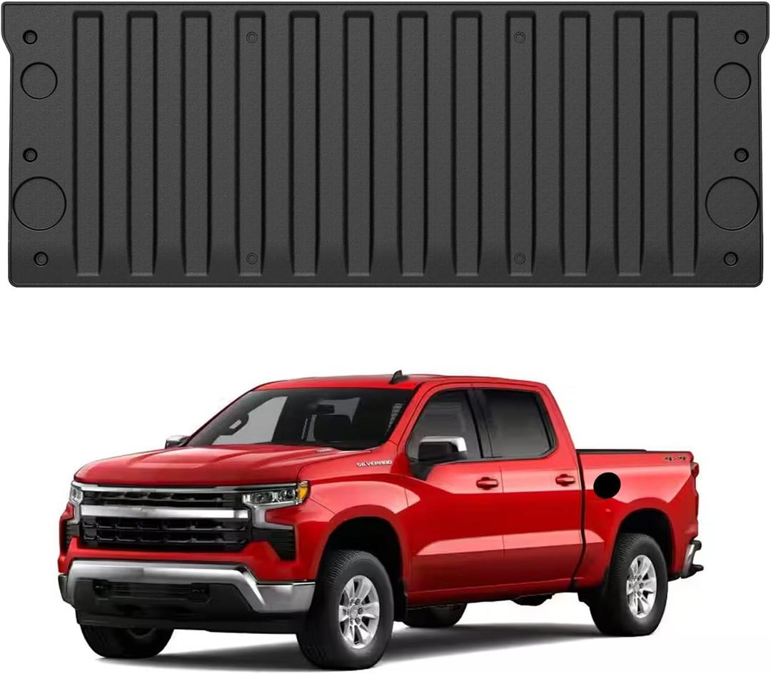 Mixsuper Truck Tailgate Mat for Chevy Silverado & GMC Sierra 1500 2019-2026, Tailgate Liner All Weather Tailgate Protector Replacement for Silverado/Sierra 1500 Accessories