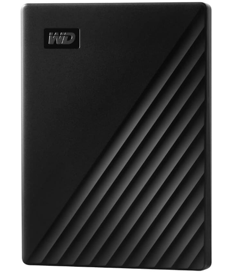 WD 2TB My Passport, Portable External Hard Drive, Black, backup software with defense against ransomware, and password protection, USB 3.1/USB 3.0 compatible  WDBYVG0020BBKWESN