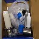 Soap Dispenser for Kitchen Sink(Brushed Nickel),Stainless Steel Countertop Dish Soap Dispenser Pump with 47 '' Extension Tube kit