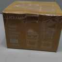 Lichamp 4-Pack Solar Camping Lantern, USB Rechargeable LED Lanterns Battery Powered Pop Up Flashlight Lamps with Three Modes Power for Power Outages Hurricane Supplies Emergency Indoor & Outdoor