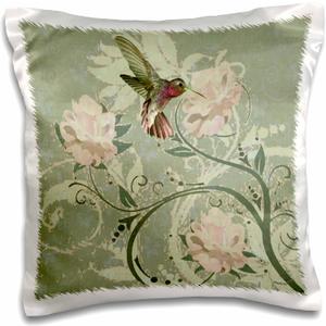 3D Rose Heavenly Nectar Pillow Case, 16" x 16"