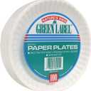AJM Green Label Plate, 12 Pack of 100
