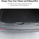 Interior Rear Bumper Protector for Toyota RAV4 2025 2024 2023 2022 2021 2020 2019 Accessories Stainless Steel Rear Bumper Guard Trunk Sill Protector (Black Brushed)