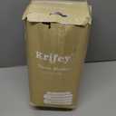 Krifey Black Faux Fur Blanket for Bed, 3D Marble Texture Soft Cozy Fuzzy Plush Thick Warm Blanket, Faux Rabbit Fleece, Christmas Birthday Gifts for Men Dad, Cool Black, 60x80in