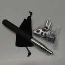 TUKUOS Telescoping Back Scratcher with 5 Detachable Scratching Heads, Rubber Handles, Anniversary Birthday Gifts for Men Women Back Scratcher for Men/Dad/Women/Adults (Regular, Black)