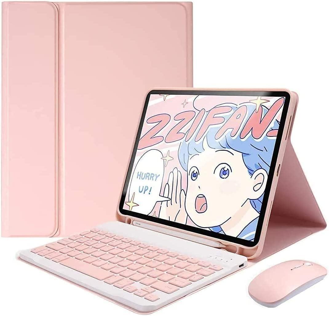 Galaxy Tab A8 2022 Case with Keyboard and Mouse, Detachable Magnetic Keyboard Case with Mouse and S Pen Holder for 10.5" Galaxy A8 Model SM-X200/X205/X207 Tablet (Pink) Galaxy Tab A8 2022 Case with Keyboard and Mouse, Detachable Magnetic Keyboard Case with Mouse and S Pen Holder for 10.5" Galaxy A8 Model SM-X200/X205/X207 Tablet (Pink)