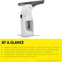 Krcher WV 1 Electric Window Vacuum Squeegee 10" - Perfect for Showers, Mirrors, Glass, and Countertops - Electric Squeegee