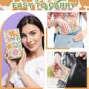 2 x ReliThick 2026-2027 Pocket Calendar for Purse Small Monthly Planner for Women Colorful Academic Handy Weekly Pocket Planner Journal Notebook Christmas New Year Gift Sister Friends Women